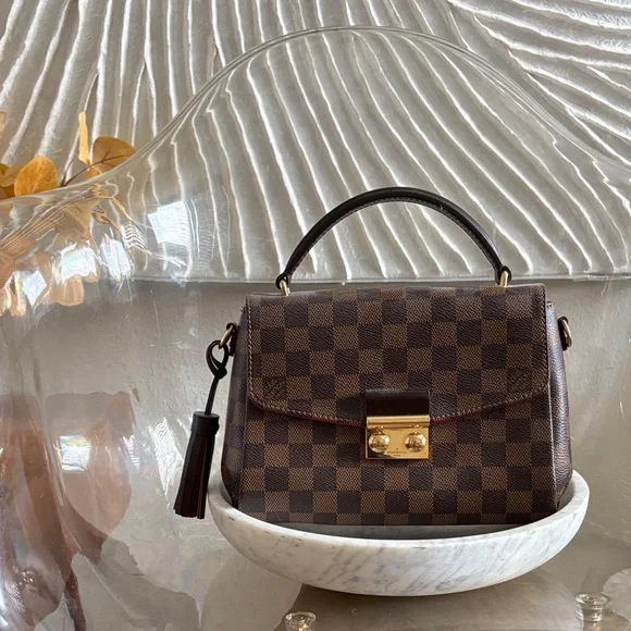 Louis Vuitton Damier Ebene Croisette Bag - RARE MINT CONDITION - Picture 2 of 12